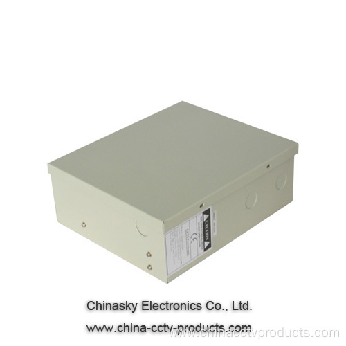 12VDC 4A 4Channel CCTV Power Supply with Battery